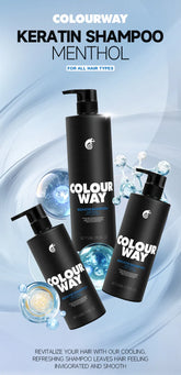 COLOURWAY Menthol Keratin Shampoo 300ml