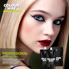 COLOURWAY Professional Keratin Straightening Cream For Damaged Hairs 240*2 ml