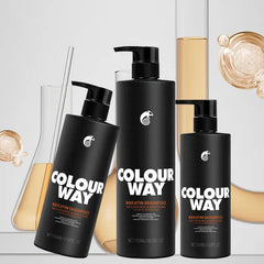 Colour Way Hair Shampoo COLOURWAY Keratin Nourishing & Moisture Shampoo 750ml