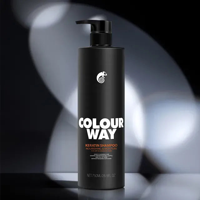 Colour Way Hair Shampoo COLOURWAY Keratin Nourishing & Moisture Shampoo 750ml