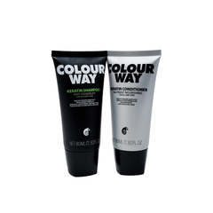 Colour Way Home Care Kit Colour Way Keratin Anti-dandruff Shampoo + Keratin Nutrient Nourishing Conditioner 80ml