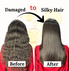 keratin hair mask for splits and damaged hair