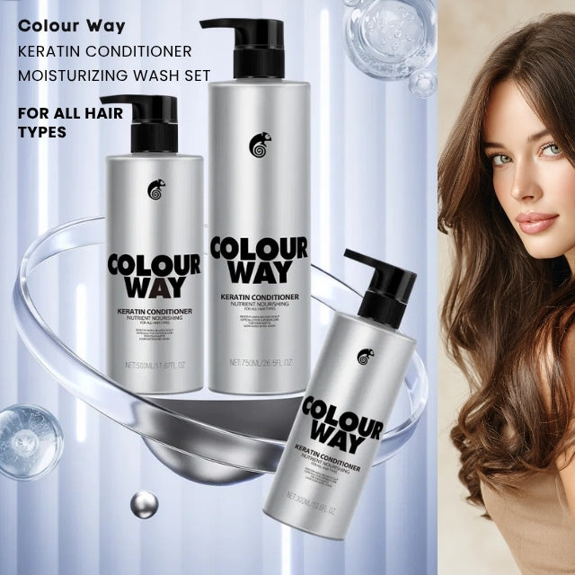 Colour Way Keratin Nutrient Nourishing Conditioner For All Hair Types 500ml