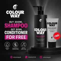 Colour Way Buy Keratin Shampoo Intensively Nourish 300ml Get Free Conditioner Offer 80ml