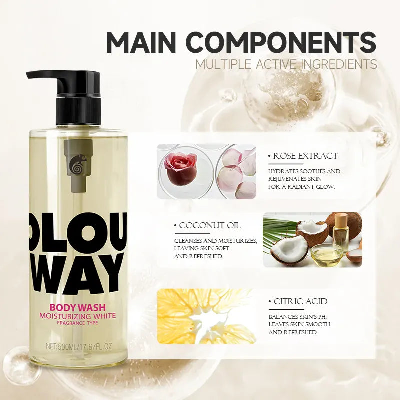 Colour Way Body Wash COLOURWAY Moisturizing White Fragrance Type Body Wash 500ml
