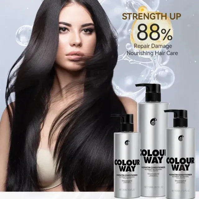 Colour Way Hair Conditioner COLOURWAY Keratin Nutrient Nourishing Conditioner For All Hair Types 300ml