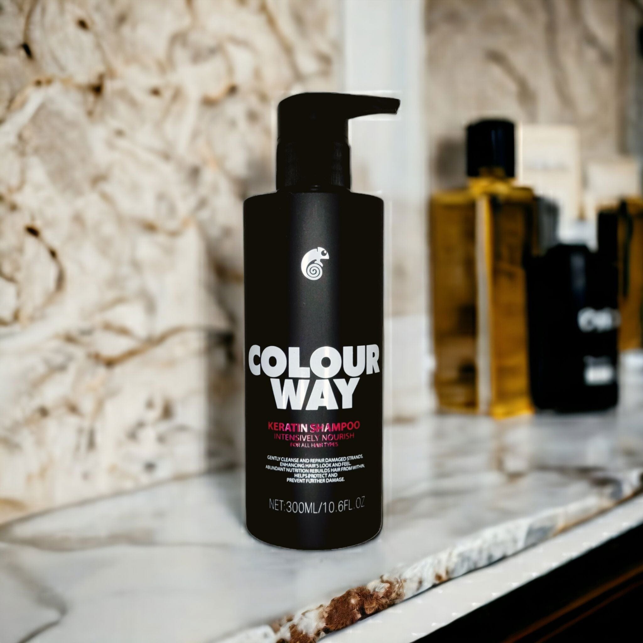 Colour Way Hair Shampoo COLOURWAY Keratin Nourishing & Moisture Shampoo 300ml