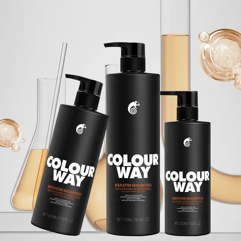 Colour Way Hair Shampoo COLOURWAY Keratin Nourishing & Moisture Shampoo 750ml