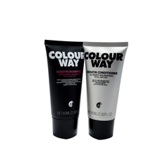 Colour Way Home Care Kit Colour Way Keratin Intensively Nourish Shampoo + Keratin Nutrient Nourishing Conditioner 80ml