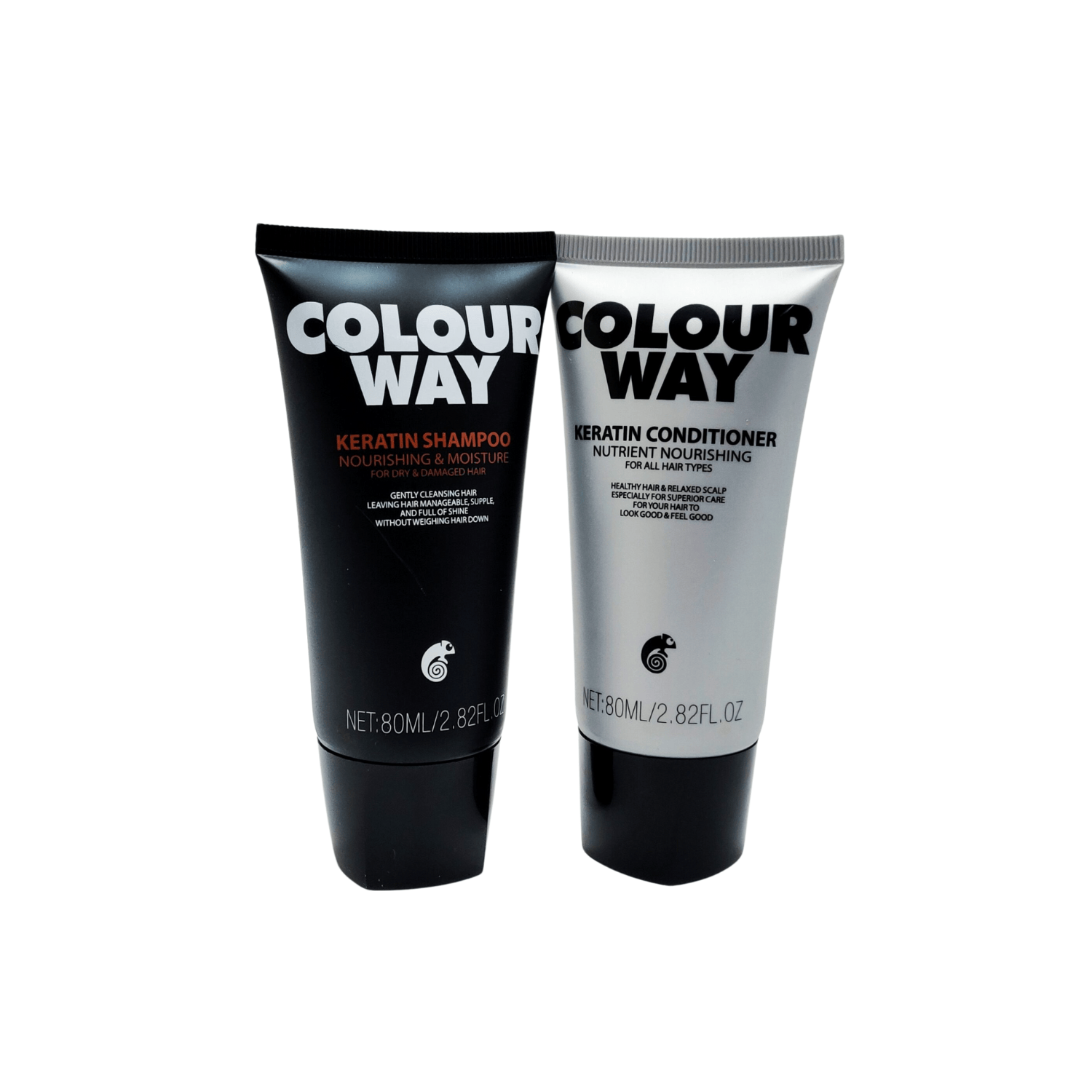 Colour Way Home Care Kit Colour Way Keratin Nourishing & Moisture Shampoo + Keratin Nutrient Nourishing 80ml